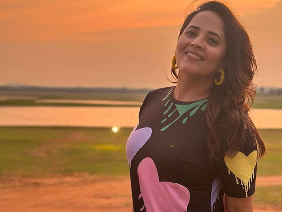 Gorgeous Anasuya Bharadwaj At Golden Hour
